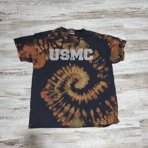 United States Marine Corps Tye Dye Shirt Size Large Hand Tye Dyed